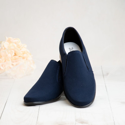 Buty wizytowe chłopięce granatowe KBC-017